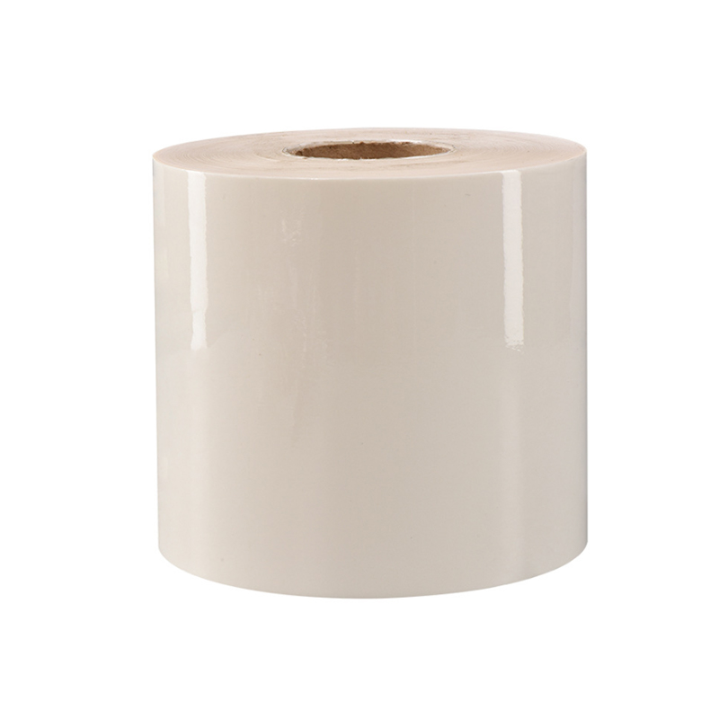 36um Şeffaf PET Film / Çıkarılabilir Tutkal / 60g Beyaz Glassine Astar