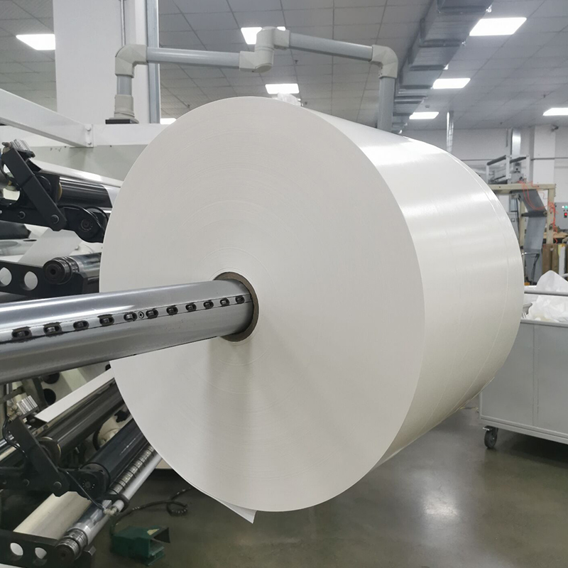 25um Parlak Beyaz PET / Akrilik Solvent yapıştırıcı / 80g Beyaz Astar