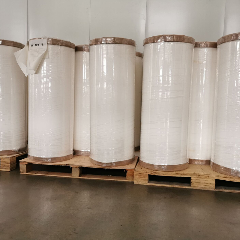 25um Parlak Beyaz PET / Akrilik Solvent yapıştırıcı / 80g Beyaz Astar