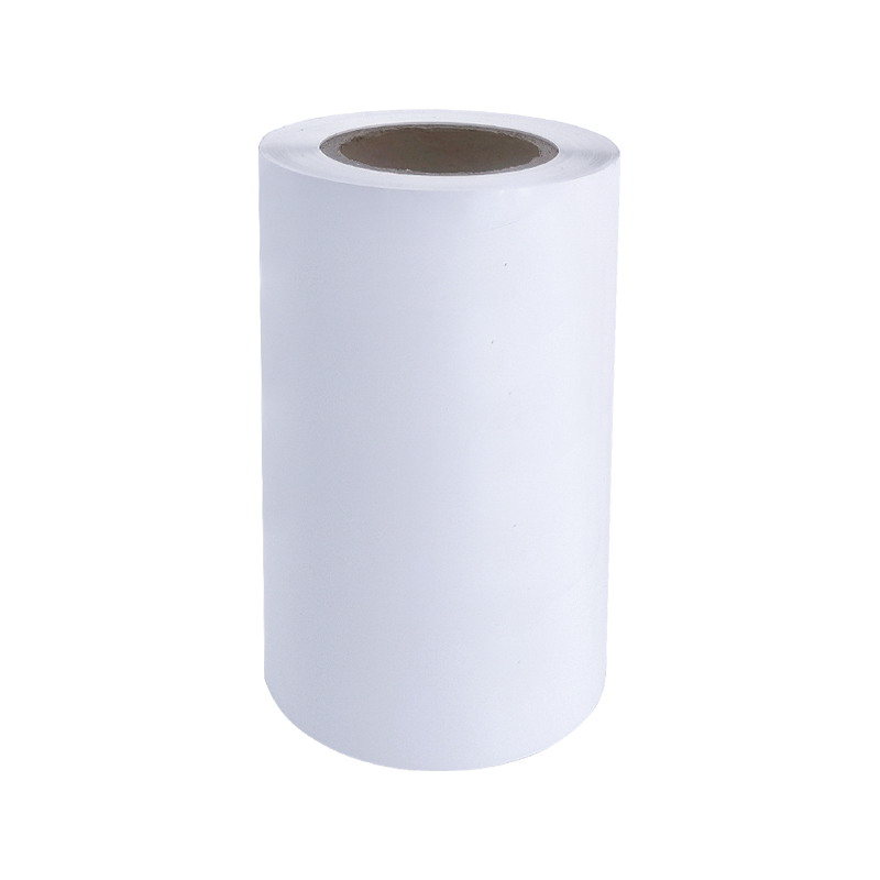 25um Parlak Beyaz Alüminize PET Film Lastik Yapışkanlı Kağıt Etiket 