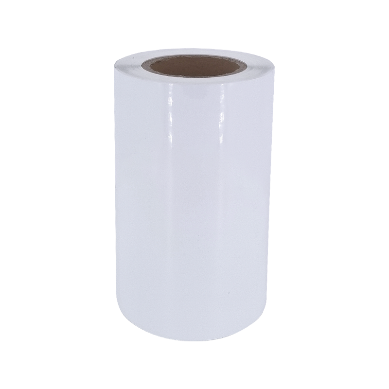 25um Parlak Beyaz Alüminize PET Film Lastik Yapışkanlı Kağıt Etiket 
