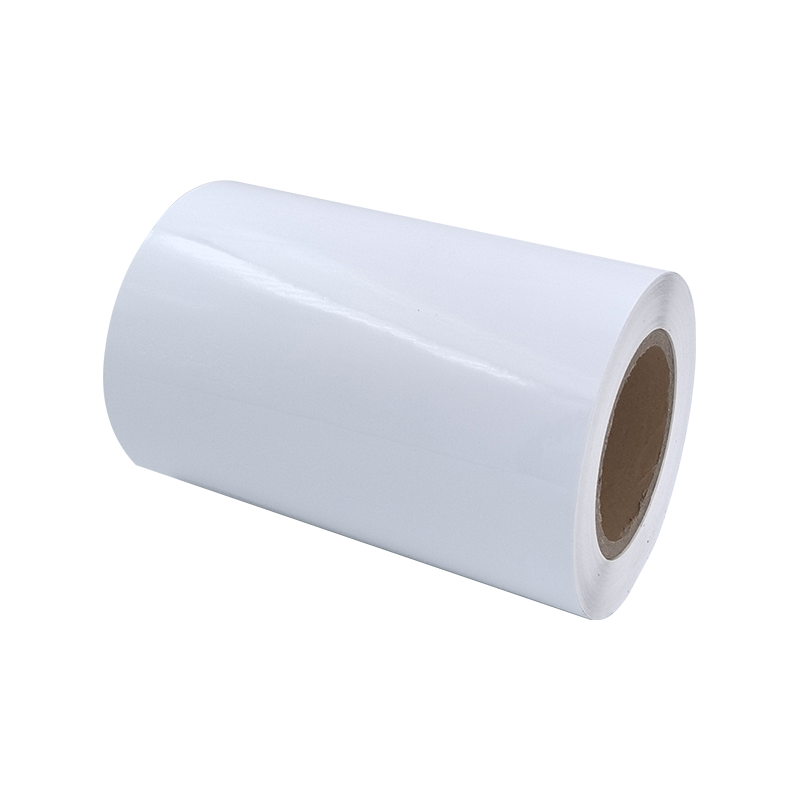 25um Parlak Beyaz Alüminize PET Film Lastik Yapışkanlı Kağıt Etiket 