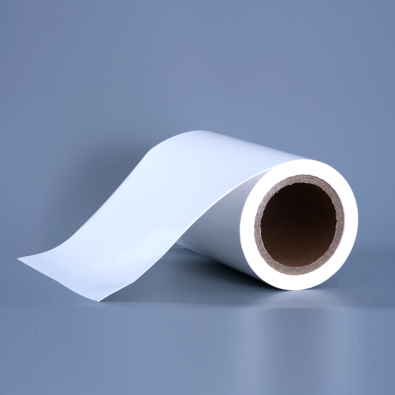 Mürekkep Püskürtmeli Baskı için Akrilik Yapışkanlı Jumbo Rulo ile 25mic Parlak PET Vinil Film Etiket Malzemeleri