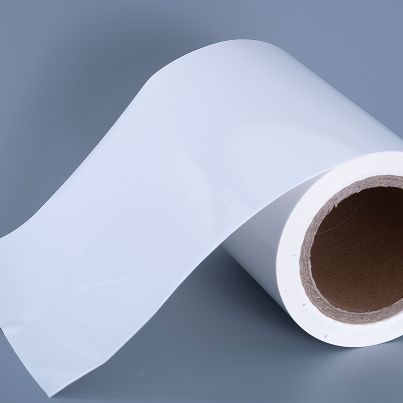 Mürekkep Püskürtmeli Baskı için Akrilik Yapışkanlı Jumbo Rulo ile 25mic Parlak PET Vinil Film Etiket Malzemeleri