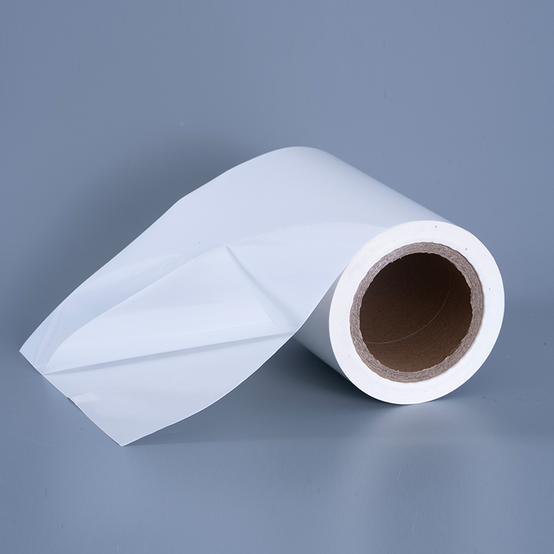 Mürekkep Püskürtmeli Baskı için Akrilik Yapışkanlı Jumbo Rulo ile 25mic Parlak PET Vinil Film Etiket Malzemeleri