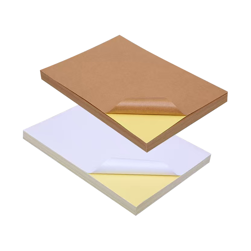 Akrilik Tutkal ve Sarı Astarlı 85gsm Kendinden Yapışkanlı Kraft Kağıt